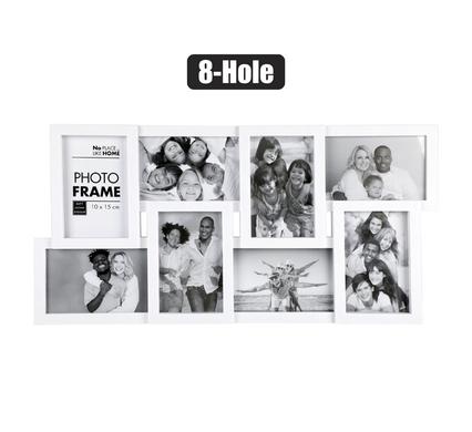 Plastic 8-Photo Collage Frame