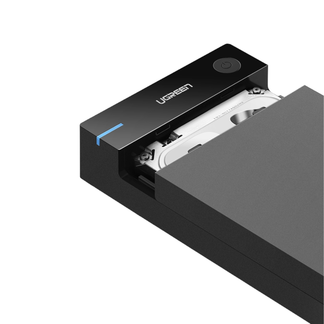 UGREEN 3.5″ SATA Hard Drive USB 3.0 Enclosure 5Gbps – Black