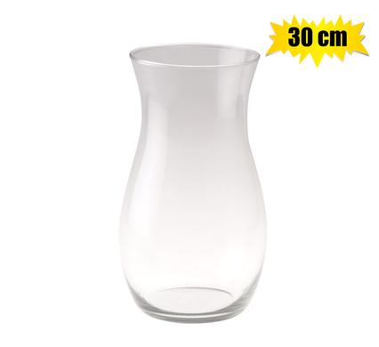 30cm Clear "Claudia" Elegant Florist Glass Vase