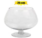 25cm Footed Glass Vase (Assorted Designs)