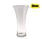 30cm Clear Concave Glass Florist Vase