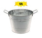 12 Litre Galvanized Steel Utility Basin