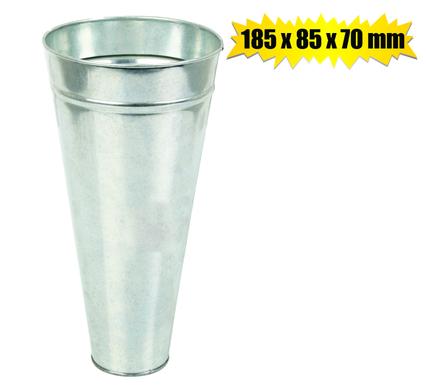 Mini Galvanized Metal Flower Trough (18.5cm)