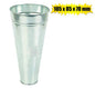 Mini Galvanized Metal Flower Trough (18.5cm)