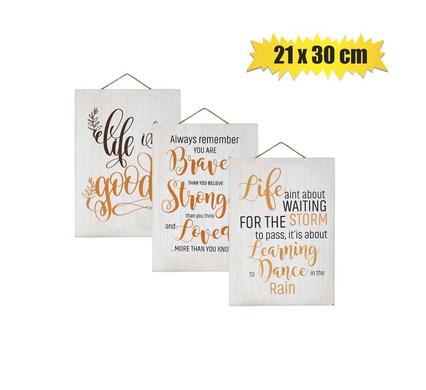 21x30cm Inspirational MDF Wall Sign