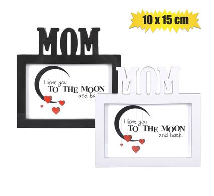 Assorted 10x15cm Plastic "Mom" Sentiment Picture Frame