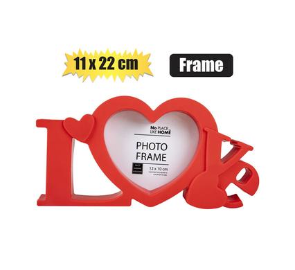 Assorted 11x22cm Plastic "Love" Sentiment Photo Frame