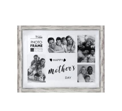 Assorted MDF "Mom" Photo Collage Frame