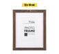 13x18cm MDF Photo Frame with Contrast Inlay Detail