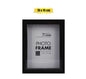 Black Plastic Shadow Box Frame (10x15cm / 4x6 inch)