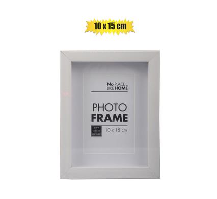 White Plastic Shadow Box Frame (10x15cm / 4x6 inch)