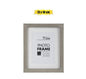 Rustic Grey MDF Photo Frame (13x18cm / 5x7 inch)