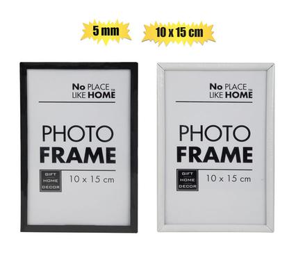 Thin Metal Photo Frame - 10x15cm (4x6 inch), Assorted Finishes