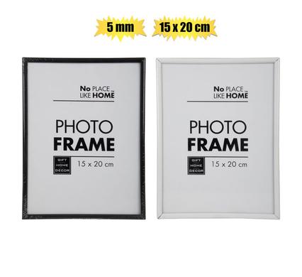 Thin Metal Photo Frame - 15x20cm (6x8 inch), Assorted Finishes