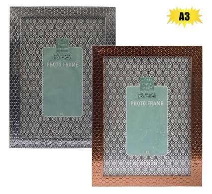 Metallic Finish Plastic Certificate Frame - A3 Size, Assorted