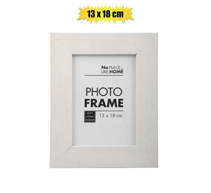 White MDF Photo Frame - 13x18cm