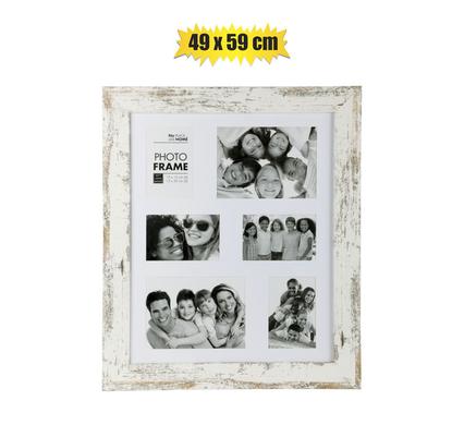Stressed 6-Photo MDF Collage Frame
