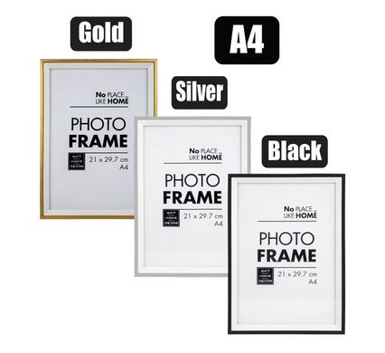 Thick Plastic Certificate Frame with Clear Edge