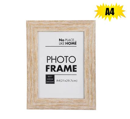 A4 Plastic Frame - Mustard Stressed Finish