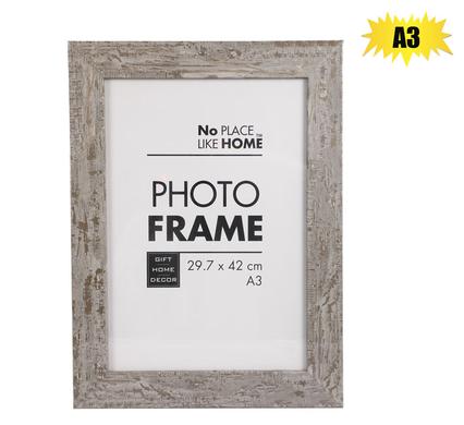 A3 MDF Frame - Wood Stressed Finish