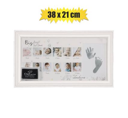 MDF "My First Year" Collage Frame (38x21cm)