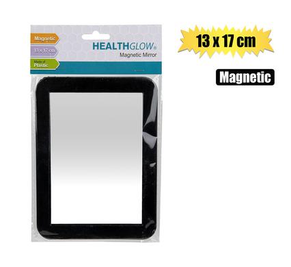 Plastic Magnetic Hanging Wall Mirror - 13x17cm