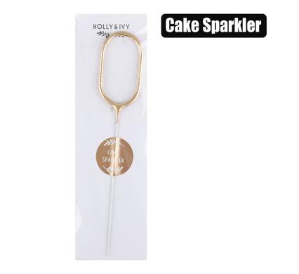 Sparkle Number '0' Birthday Candle