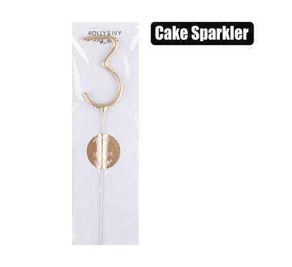Sparkle Number '3' Birthday Candle