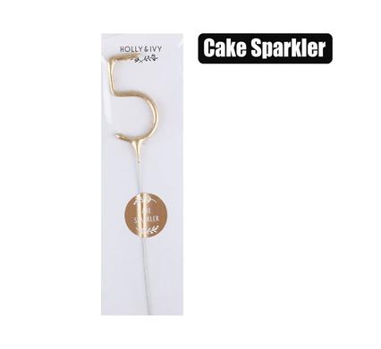 Sparkle Number '5' Birthday Candle