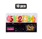 Assorted Small Number Birthday Candles (0-9)