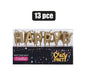 Metallic Gold 13-Piece 'Happy Birthday' Letter Candle Set