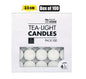 Mega Pack White Tea Light Candles (Box of 100)