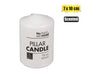 Medium White Scented Pillar Candle (10cm x 7cm)