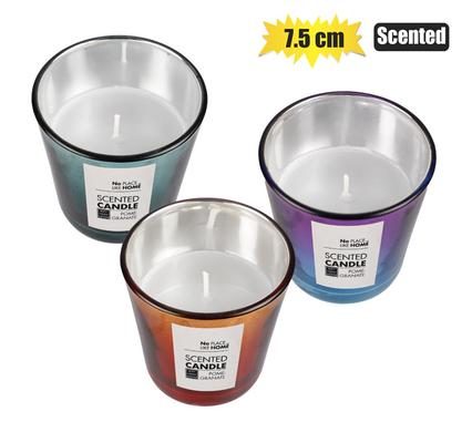 Two-Tone Scented Glass Jar Candle (7.5cm)