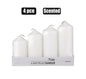 Assorted Scented Mini Pillar Candle Set (4 Pieces)