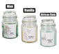 Large Scented Glass Candle with Lid (11cm High)