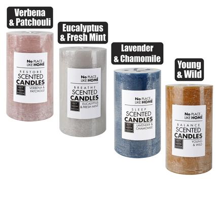 Medium Assorted 'Revive' Pillar Candle (12cm x 6.8cm)