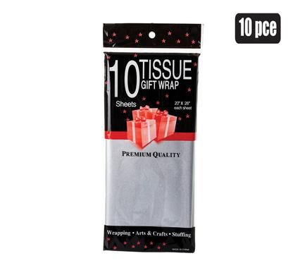 50x66cm Premium Metallic Tissue Paper Sheets (10 Pack)