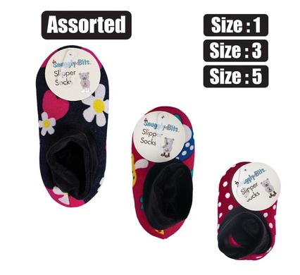 Kids' Cozy Non-Slip Slipper Socks (Assorted Designs)