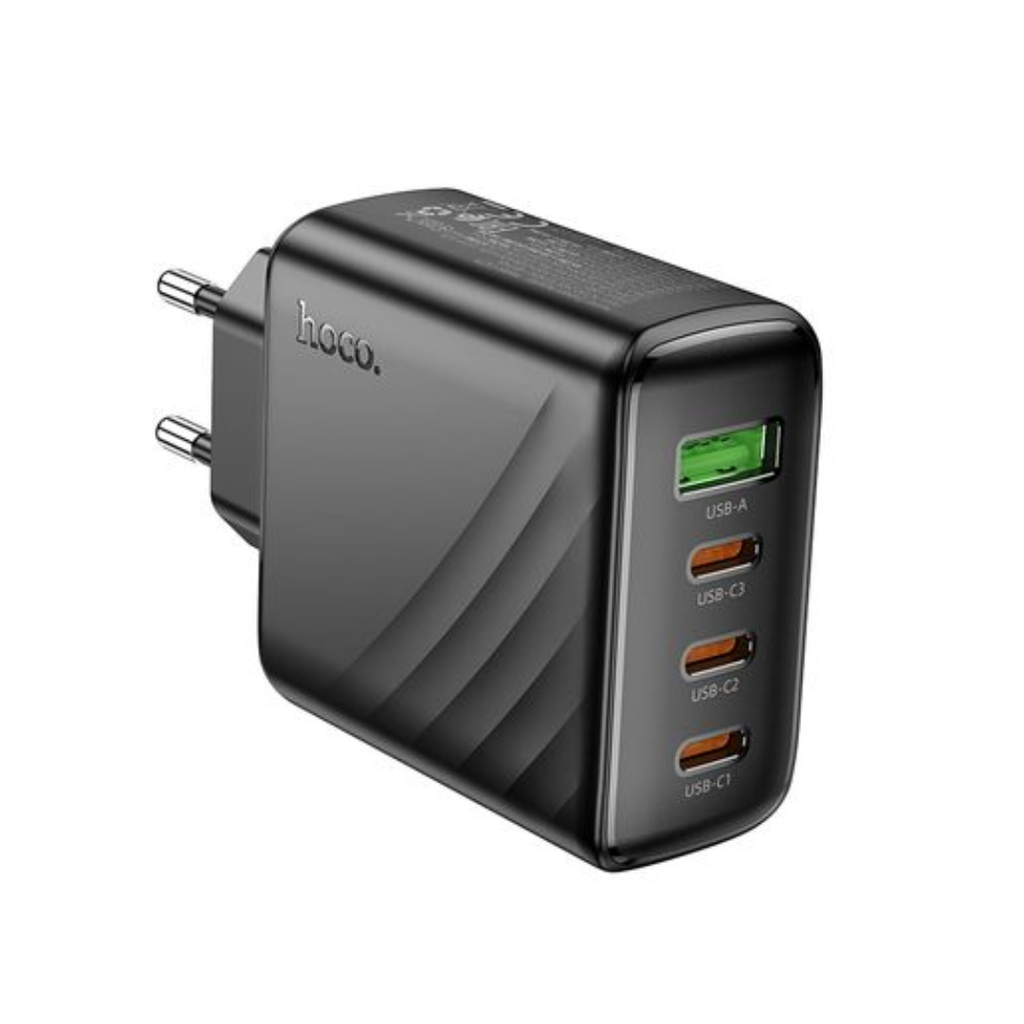 HOCO CS27A - 67W USB-C Fast Travel Charger with USB-A and Triple USB-C Ports