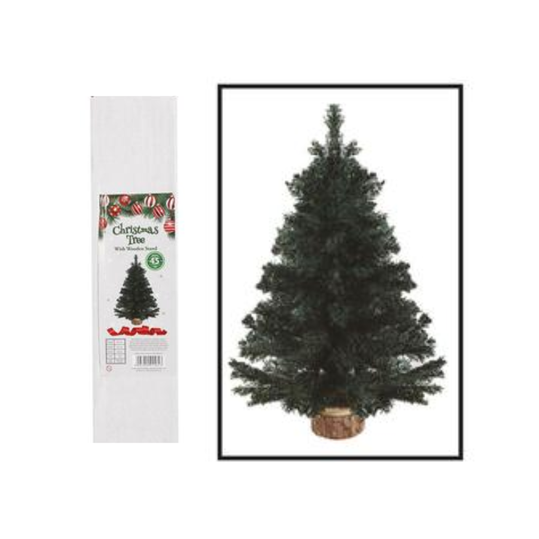 45cm Christmas Tree - Wooden Stand