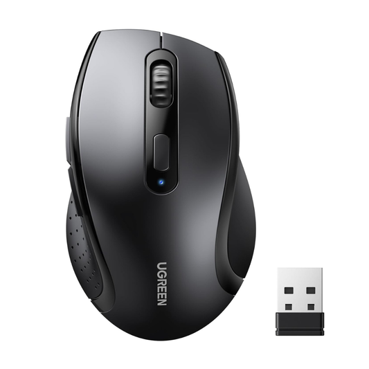 UGREEN M511 Ergonomic 2.4GHz Wireless Mouse – Black