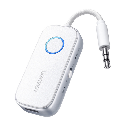 UGREEN 3.5mm Bluetooth 5.4 Audio Receiver/Transmitter – White