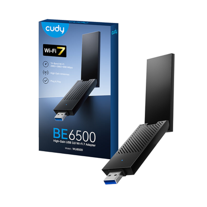 Cudy BE6500 Tir-Band Wi-Fi7 USB 3.0 Adapter
