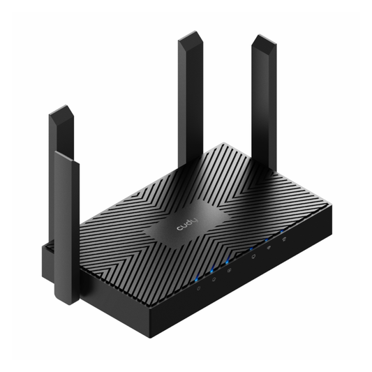 Cudy AX3000 5-Port Gigabit Dual-Band Wi-Fi 6 Mesh Router – Black