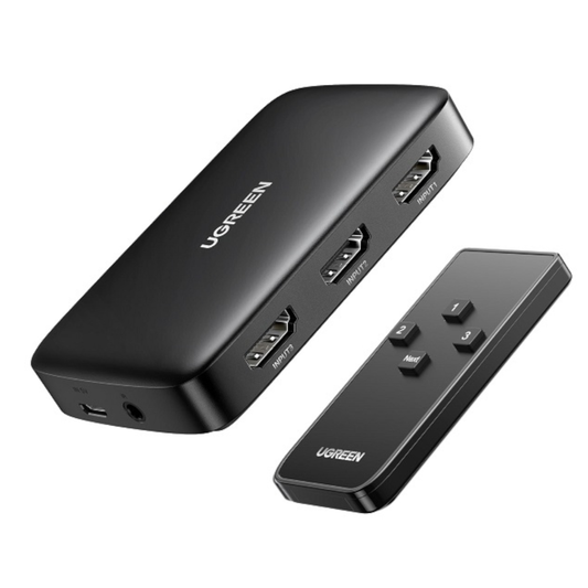 UGREEN CM332 3-in-1 HDMI 1.4 Switch 4K