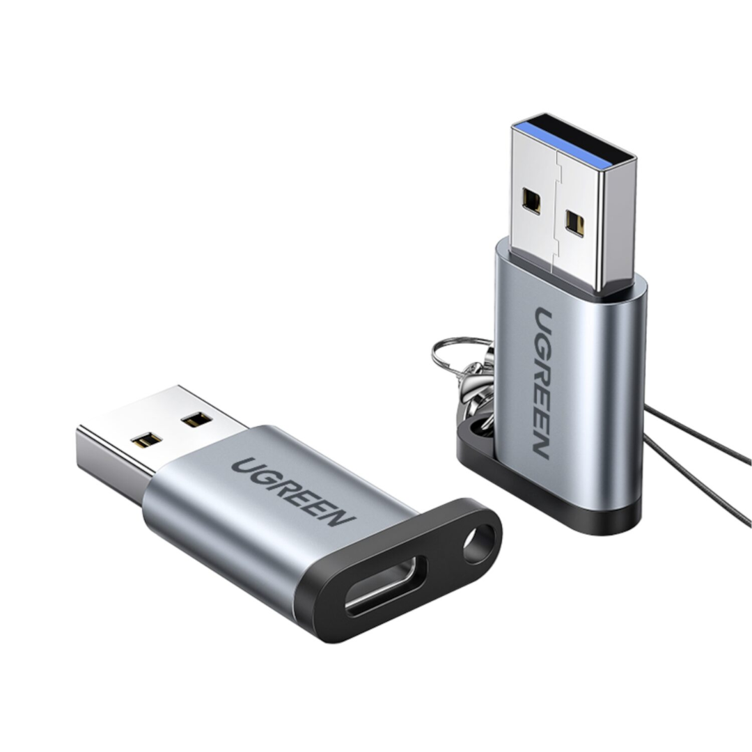 UGREEN USB 3.0 Male to Type-C 3.1 Female Adapter, Data Transfer & Charging