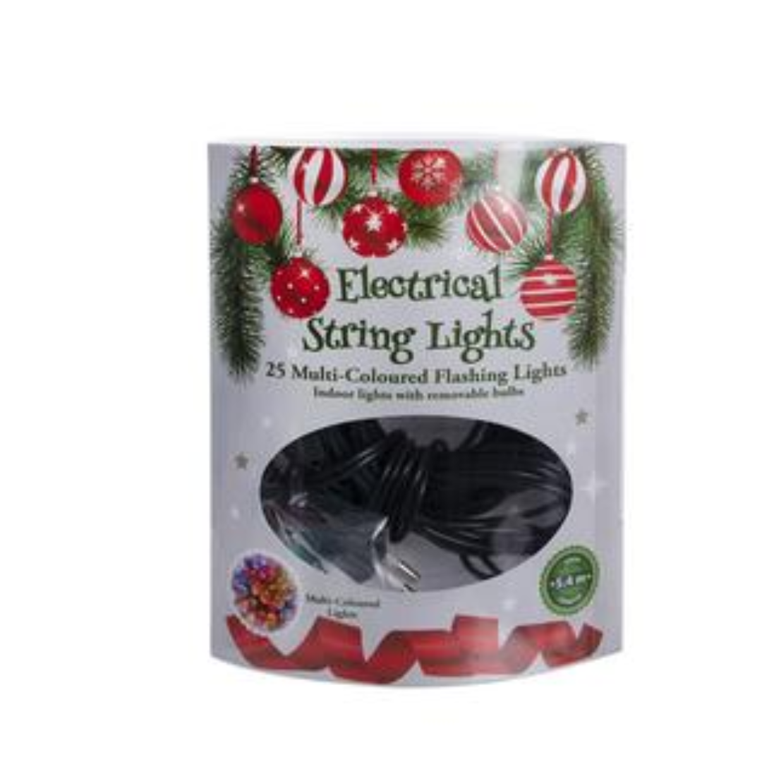 Rainbow Cascade 5.4-Meter Multi-Color LED String Lights