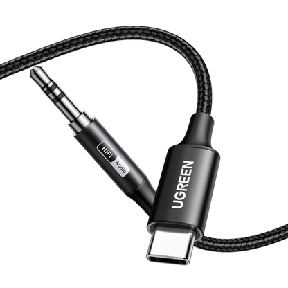 UGREEN USB Type-C to 3.5mm AUX Audio Cable 1M – Black