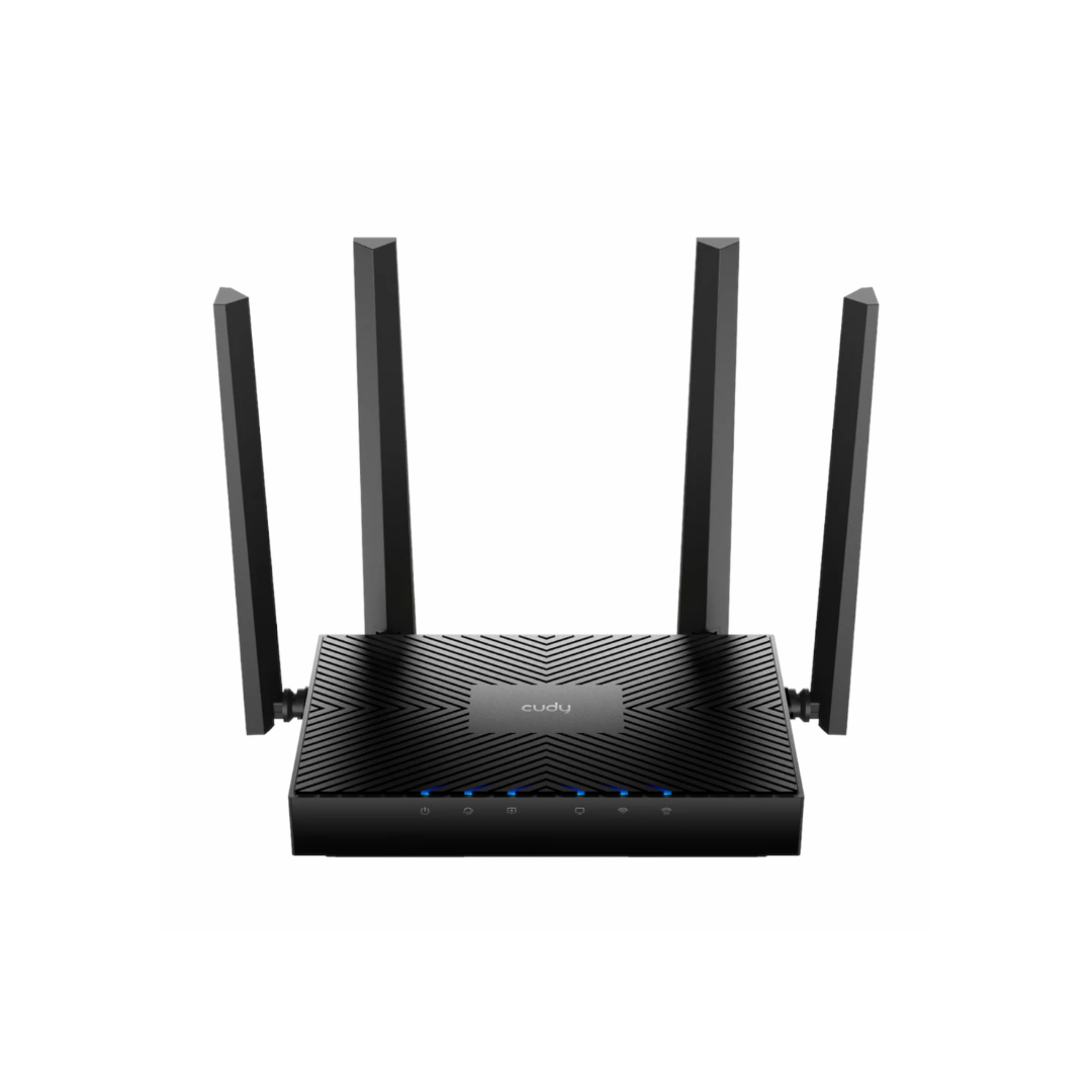 Cudy AX3000 5-Port Gigabit Dual-Band Wi-Fi 6 Mesh Router – Black